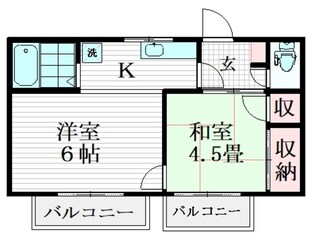 セイコーハイム町屋の物件間取画像